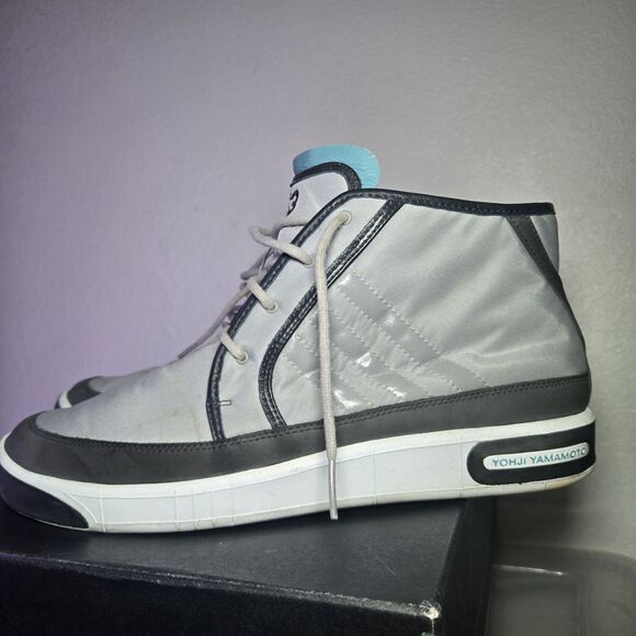 Adidas Y-3 Decane Yohji Yamamoto Shoes Men’s 11.5 Gray Black High Top w/ Box etc main image 7